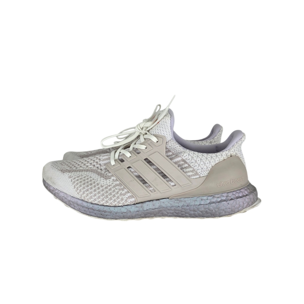 Adidas UltraBoost 5.0 DNA Womens White Ice Purple Running Trainer Shoes Size 10
